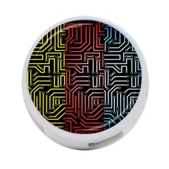 Circuit Board Seamless Patterns Set 4-port Usb Hub (one Side) by Ket1n9