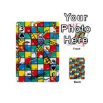 Snakes And Ladders Playing Cards 54 Designs (Mini) Front - Spade3