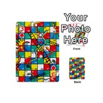 Snakes And Ladders Playing Cards 54 Designs (Mini) Front - Diamond3
