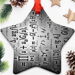 Science Formulas Ornament (star) by Ket1n9