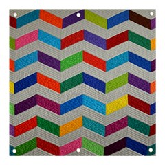 Charming Chevrons Quilt Banner And Sign 3  X 3  by Ket1n9