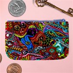 Art Color Dark Detail Monsters Psychedelic Large Coin Purse Back
