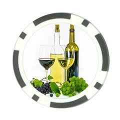 White Wine Red Wine The Bottle Poker Chip Card Guard (10 Pack) by Ket1n9