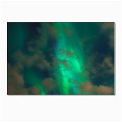 Northern-lights-plasma-sky Postcards 5  X 7  (pkg Of 10) by Ket1n9