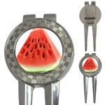 Seamless Background With Watermelon Slices 3-in-1 Golf Divots Front