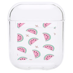 Seamless Background With Watermelon Slices Hard Pc Airpods 1/2 Case by Ket1n9