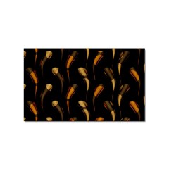 Abstract Art Pattern Warm Colors Sticker Rectangular (100 Pack) by Ndabl3x