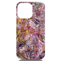 Abstract Flow Vi Iphone 14 Pro Max Black Uv Print Case by kaleidomarblingart