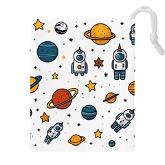 Set Cartoon Symbol Pattern Drawstring Pouch (4xl) by Bedest