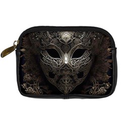 Mask Tribal Digital Camera Leather Case by Ndabl3x