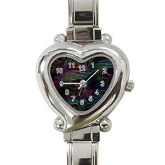 Star Galaxy Chrismas Xmas Ugly Heart Italian Charm Watch by Cendanart