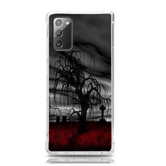 Grave Yard Dark Fantasy Trees Samsung Galaxy Note 20 Tpu Uv Case by Cemarart