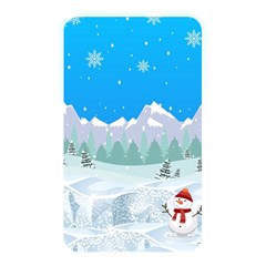 Snowman Orest Snowflakes Memory Card Reader (rectangular) by Hannah976
