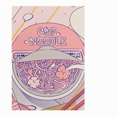 Ramen Kawaii Aesthetic Pink Large Garden Flag (two Sides) by Cemarart