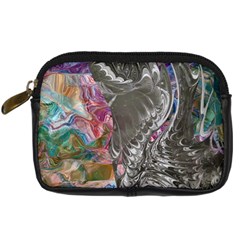 Wing On Abstract Delta Digital Camera Leather Case by kaleidomarblingart