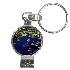 Koi Fish Carp Nail Clippers Key Chain by Cemarart
