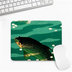 Japanese Koi Fish Small Mousepad by Cemarart