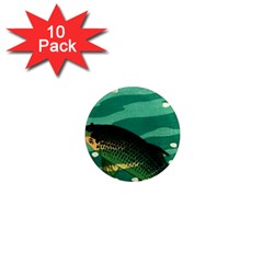 Japanese Koi Fish 1  Mini Magnet (10 Pack)  by Cemarart