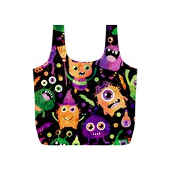 Fun Halloween Monsters Full Print Recycle Bag (s) by Grandong