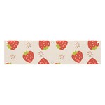 Strawberries Pattern Design Banner and Sign 4  x 1  Front