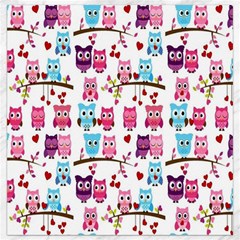 Owl Pattern Canvas 16  X 16  by Cemarart