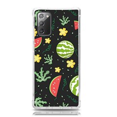 Watermelon Doodle Pattern Samsung Galaxy Note 20 Tpu Uv Case by Cemarart