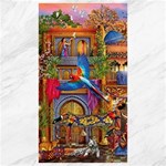 Arabian Street Art Colorful Peacock Tiger Man Parrot Horse Dancer Fantasy Canvas 40  x 72  39.28 x69.23  Canvas - 1