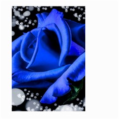 Blue Rose Bloom Blossom Large Garden Flag (two Sides) by Proyonanggan