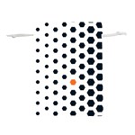 Honeycomb Hexagon Pattern Abstract Lightweight Drawstring Pouch (M) Front