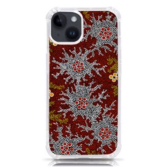 Authentic Aboriginal Art - Bushland Dreaming Iphone 14 Tpu Uv Print Case by hogartharts