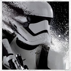 Stormtrooper Canvas 16  X 16  by Cemarart