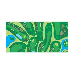 Golf Course Par Golf Course Green Yoga Headband by Cemarart