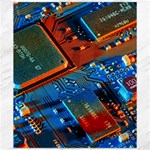 Gray Circuit Board Electronics Electronic Components Microprocessor Canvas 20  x 24  19.57 x23.15  Canvas - 1