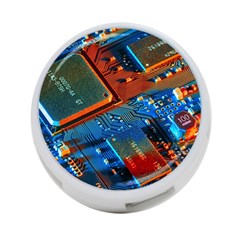 Gray Circuit Board Electronics Electronic Components Microprocessor 4-port Usb Hub (one Side) by Cemarart