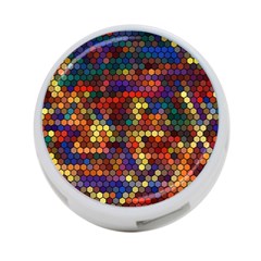 Hexagon Honeycomb Pattern Design 4-port Usb Hub (one Side) by Ndabl3x