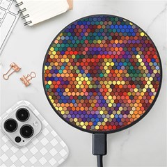 Hexagon Honeycomb Pattern Design Wireless Fast Charger(black) by Ndabl3x