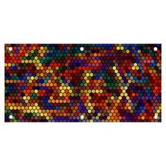 Hexagon Honeycomb Pattern Design Banner And Sign 6  X 3  by Ndabl3x