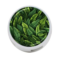 Green Leaves 4-port Usb Hub (two Sides) by goljakoff
