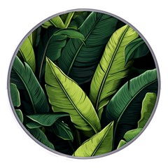 Banana Leaves Pattern Wireless Fast Charger(white) by goljakoff