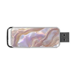Silk Waves Abstract Portable Usb Flash (one Side) by Cemarart