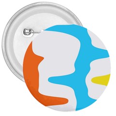 Warp Lines Colorful Multicolor 3  Buttons by Cemarart