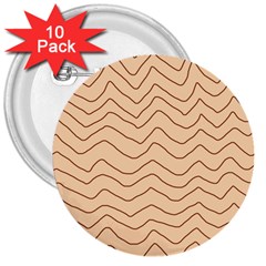 Background Wavy Zig Zag Lines 3  Buttons (10 Pack)  by Cemarart