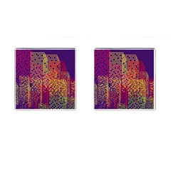 Building Architecture City Facade Cufflinks (square) by Grandong
