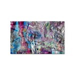 Layered waves Sticker Rectangular (10 pack) Front