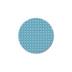 Blue Wave Sea Ocean Pattern Background Beach Nature Water Golf Ball Marker (10 pack) Front