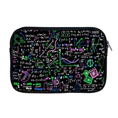 Math Linear Mathematics Education Circle Background Apple Macbook Pro 17  Zipper Case by Apen