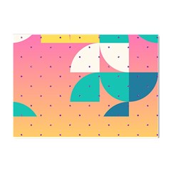Abstract Geometric Bauhaus Polka Dots Retro Memphis Art Crystal Sticker (a4) by Maspions