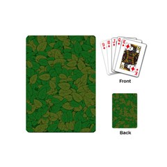 Vectors Leaves Background Plant Playing Cards Single Design (mini) by Askadina