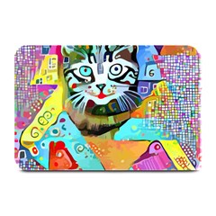 Kitten Cat Pet Animal Adorable Fluffy Cute Kitty Plate Mats by Maspions