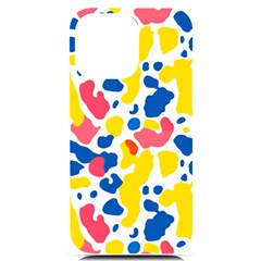 Colored Blots Painting Abstract Art Expression Creation Color Palette Paints Smears Experiments Mode Iphone 14 Pro Max Black Uv Print Case by Maspions